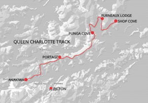 Queen Charlotte Track Map Website 2019